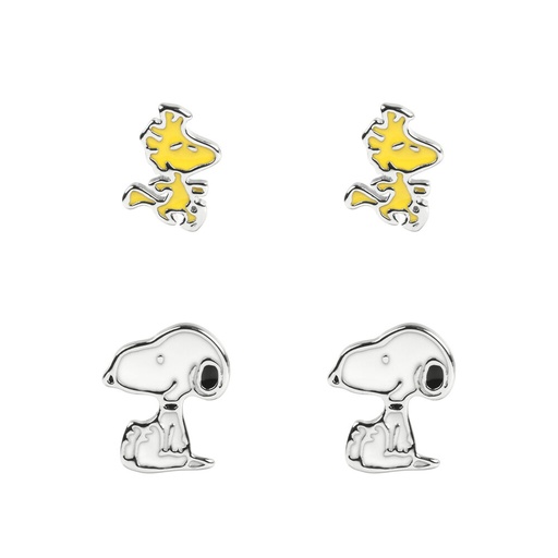 [198660038201] Set 2 Pares de pendientes Snoopy