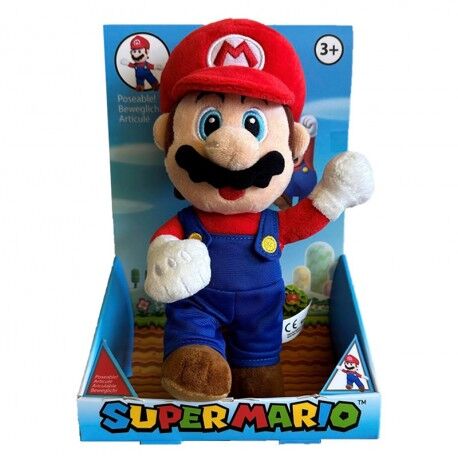 [4006592094829] Peluche articulado Mario Super Mario Bros 25cm
