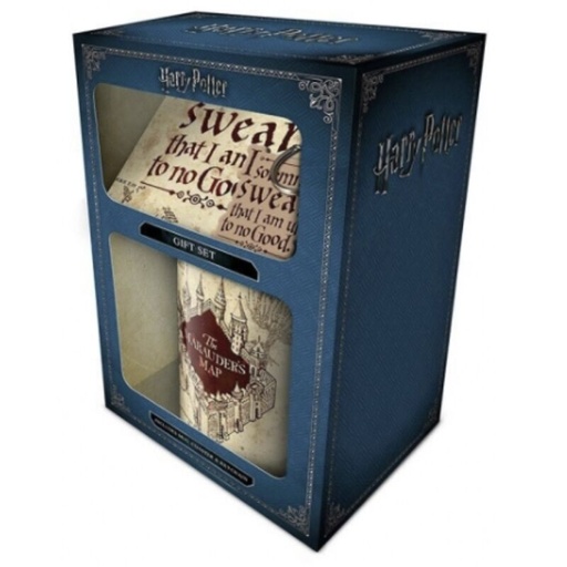 [5050293851457] Set Taza + Posavaso y llavero Mapa Merodeador Harry Potter