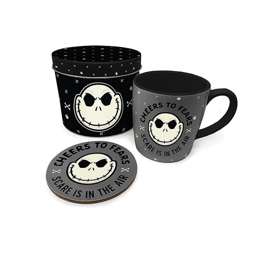 [5050293854663] Set Taza + Posavasos Pesadilla Antes de Navidad Disney