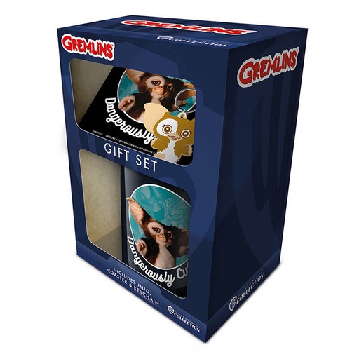 [5050293859781] Set Taza + Posavasos y llavero Gremlins