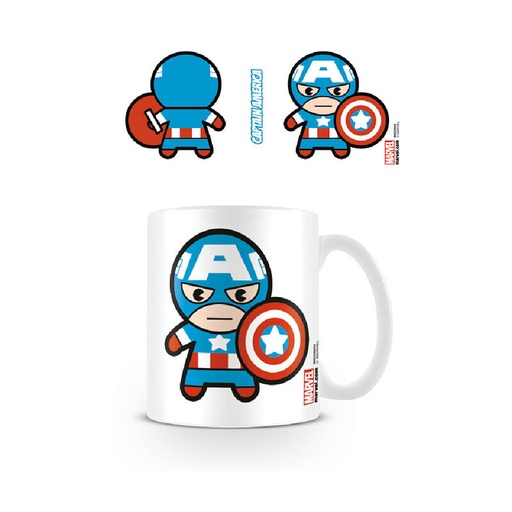 [5050574236027] Taza Kawaii Capitan America Marvel 315ml