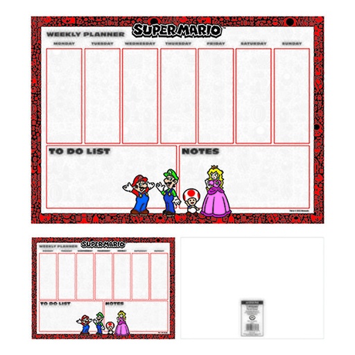 [5051265738165] Planificador semanal A4 Super Mario Bros