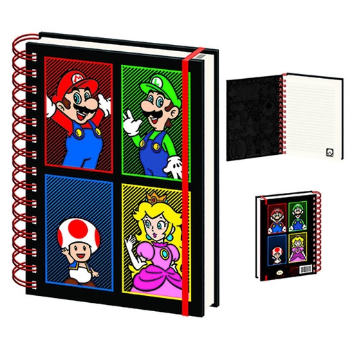 [5051265739285] Cuaderno A5 Super Mario Bros