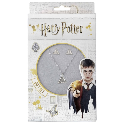 [5055583442476] Set Colgante y pendientes Reliquias de la Muerte Harry Potter