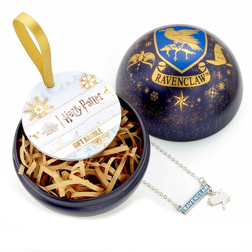 [5055583448935] Colgante Ravenclaw + Bola de Navidad Harry Potter