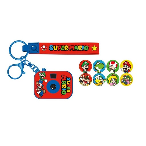 [5063457045340] Llavero Proyector + 8 imagenes Super Mario Bros