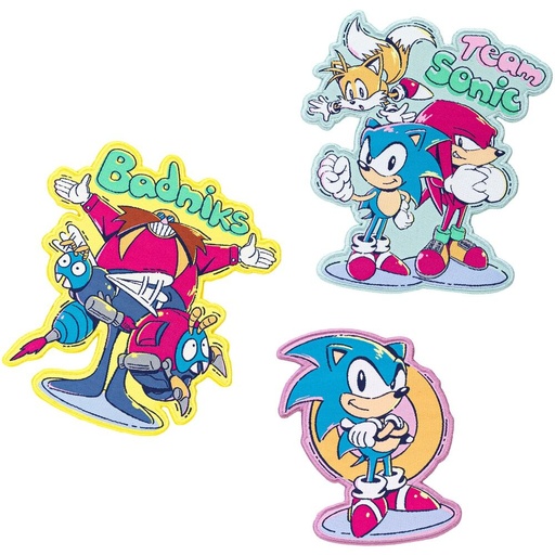 [8435497297619] Set 3 parches Sonic The Hedgehog