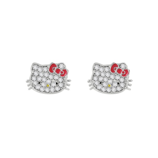 [8435507890762] Pendientes Hello Kitty plata