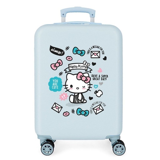 [8435578345901] Maleta trolley ABS You Are Cute Hello Kitty 55cm