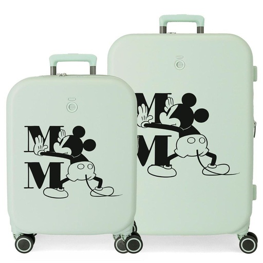 [8435692732953] Set 2 Maletas trolley ABS Happiness Mickey Disney