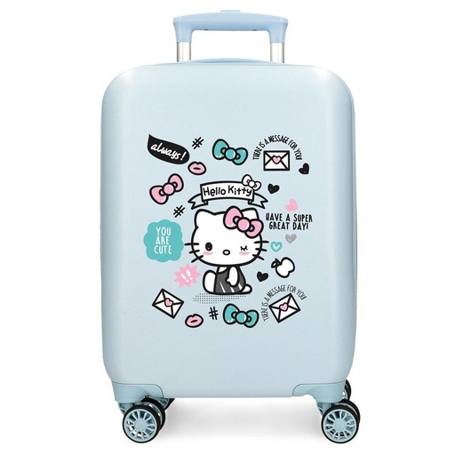 [8435692761502] Maleta trolley ABS You Are Cute Hello Kitty 50cm