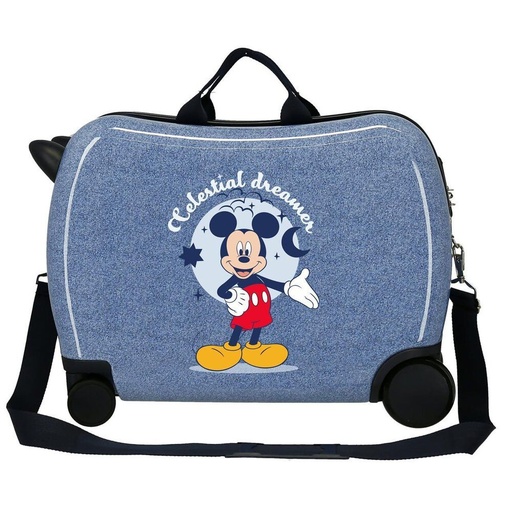 [8435692775523] Maleta ABS Dreamer Denim Mickey Disney 50cm