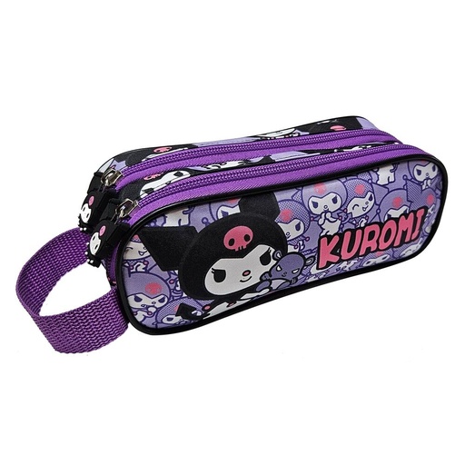 [8436615538621] Portatodo Kuromi Hello Kitty doble