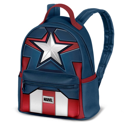 [8445118073560] Mochila Coura Capitan America Marvel 29cm