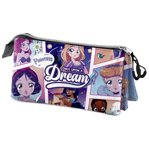 [8445118076905] Portatodo Comic Princesas Disney triple