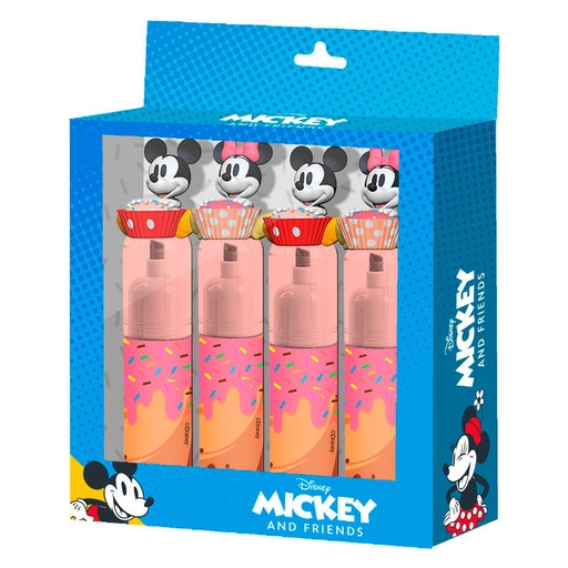 [8445118078480] Blister 4 subrayadores Minnie Disney