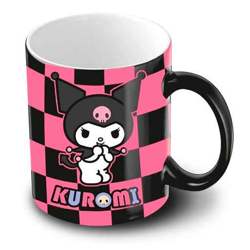 [8445118083231] Taza Chess Kuromi Hello Kitty and Friends 350ml