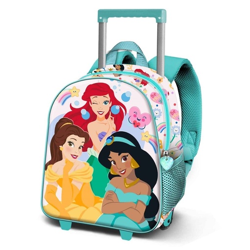 [8445118084399] Trolley 3D Rainbows Princesas Disney 34cm