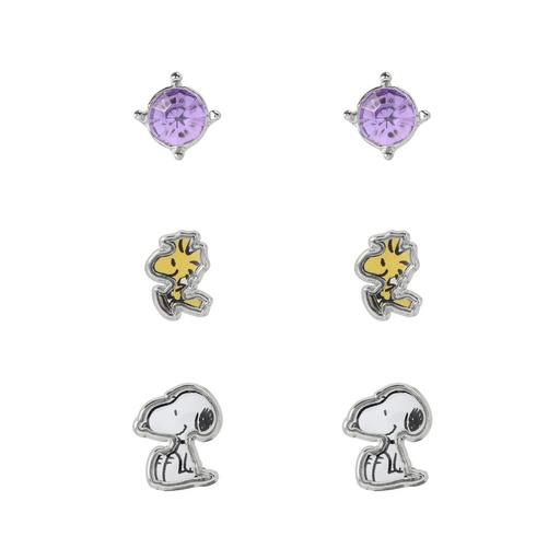 [887746892614] Set 3 Pares de pendientes Snoopy