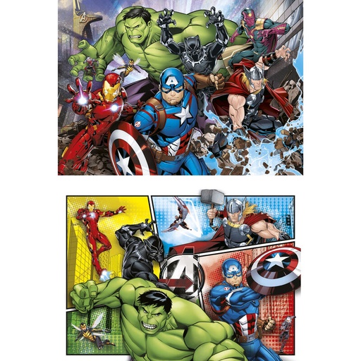 [8005125216055] Puzzle Vengadores Avengers Marvel 2x60pzs