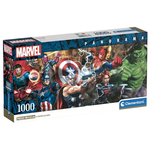 [8005125398775] Puzzle panorama Marvel 1000pzs
