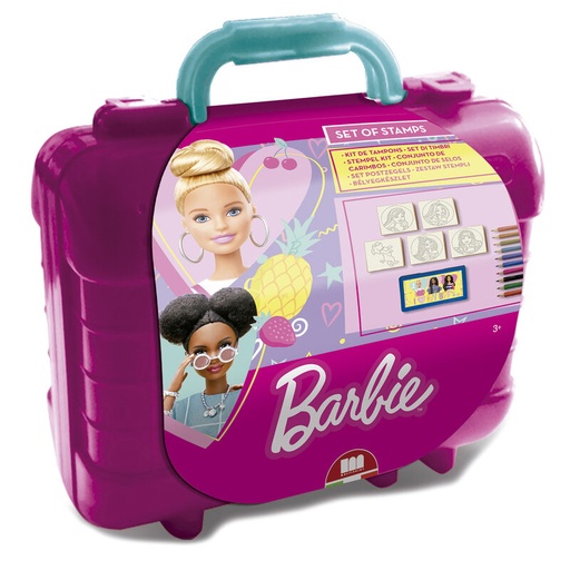 [8009233428683] Maletin papeleria Barbie 19pzs