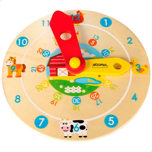 [8412842464599] Reloj educativo madera