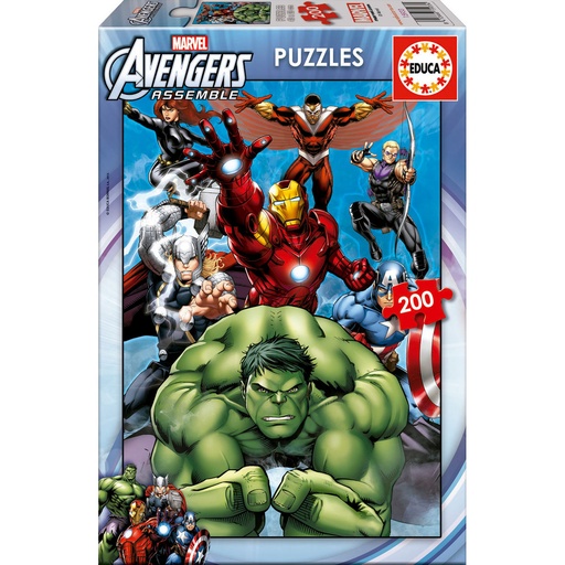 [8412668159334] Puzzles Vengadores Avengers Marvel 200pzs