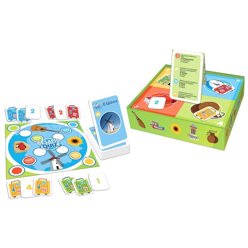 [8412668182172] Juego Desafio Quiz Descubrir España