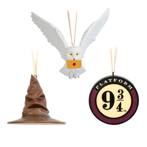 [8435497289782] Set 3 Adornos Navidad Harry Potter