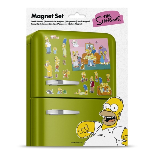 [8435747818762] Set imanes troquelados Los Simpsons