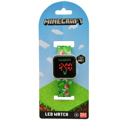 [8435507869041] Reloj led Minecraft