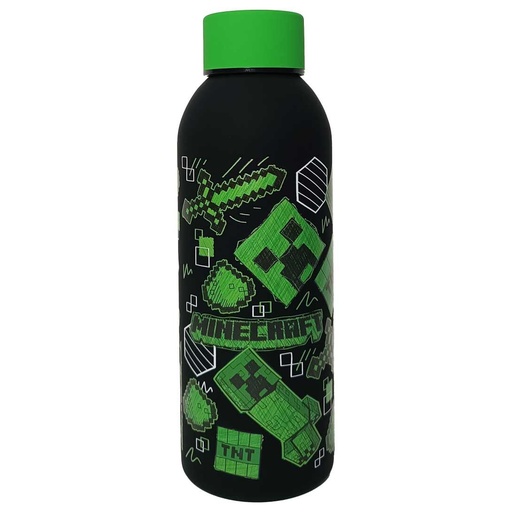 [8435507883788] Botella acero inoxidable Minecraft 500ml