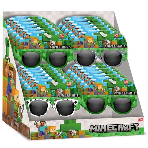 [8435507884587] Gafas sol Minecraft surtido
