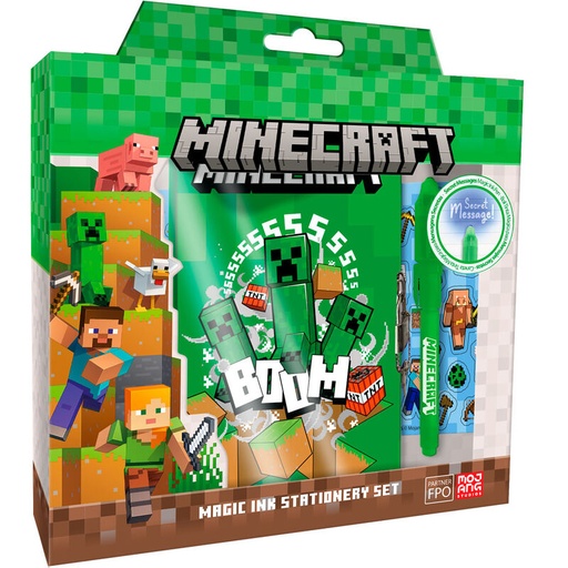 [8435507884990] Diario con boligrafo magico Minecraft