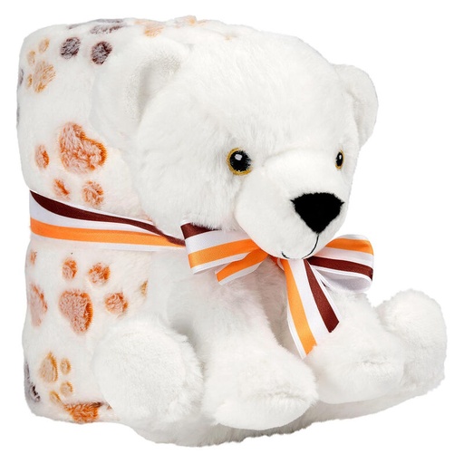 [8015831130767] Peluche + Manta suave Perry Oso 22cm
