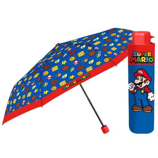 [8015831750590] Paraguas plegable manual Super Mario Bros 50cm