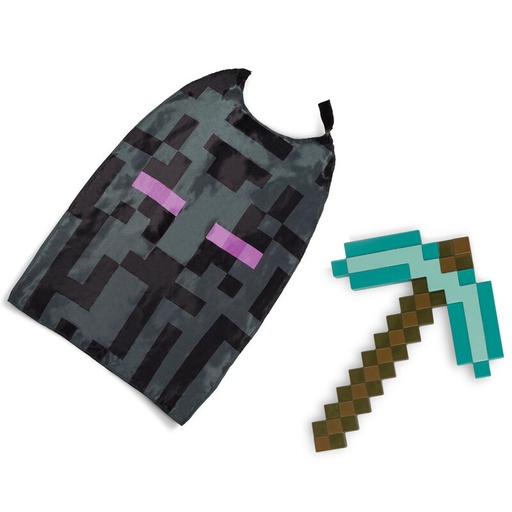 [0192995156241] Capa + Pickaxe Minecraft