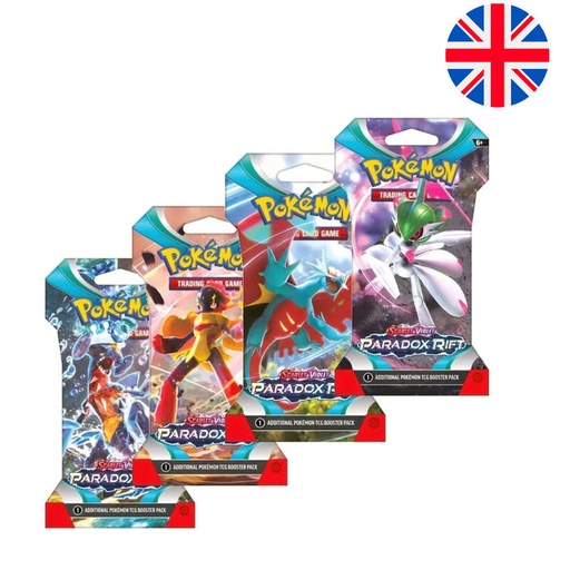 [0820650854002] Sobre juego cartas coleccionables Paradox Rift Scarlet & Violet Pokemon surtido ingles