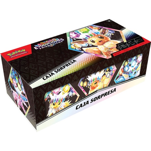 [196214106000] Estuche sorpresa juego cartas coleccionables Evoluciones Prismaticas Pokemon español