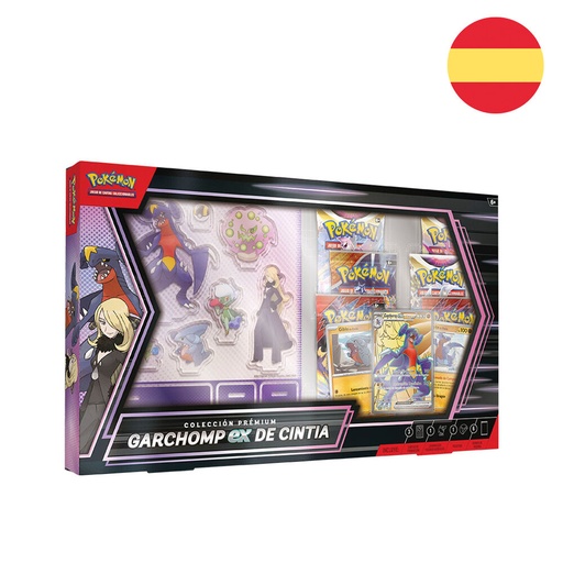 [196214109285] Blister juego cartas coleccionables Garchomp ex de Cintia Juntos de Aventuras Pokemon español