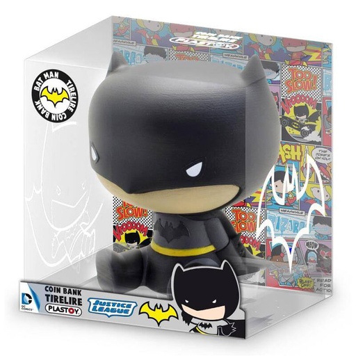 [3521320800677] Figura Hucha Chibi Batman Justice League DC Comics 16cm