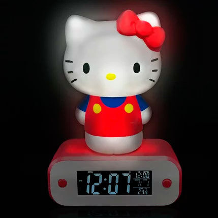 [3760158111238] Lampara despertador Hello Kitty