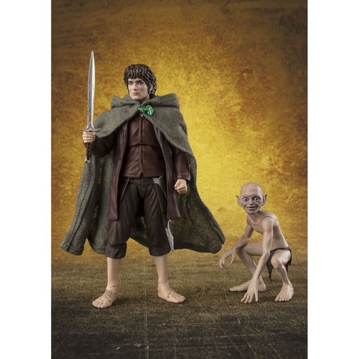[4573102675637] Figura S.H. Figuarts Frodo Baggins &#38; Gollum La Comunidad del Anillo El Señor de los Anillos