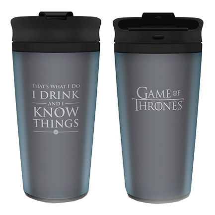 [5050574253581] Taza viaje I Drink And I Know Things Juego de Tronos