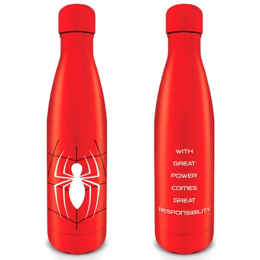[5050574255882] Botella metal Great Power Spiderman Marvel