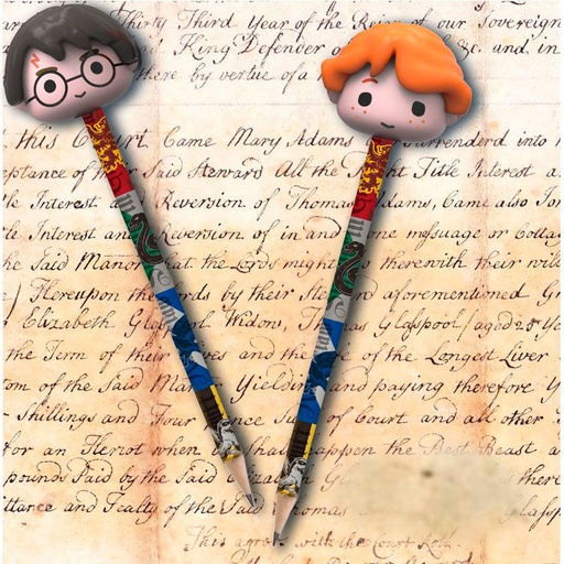 [5060502914873] Blister 2 lapices con goma 3D Harry Potter