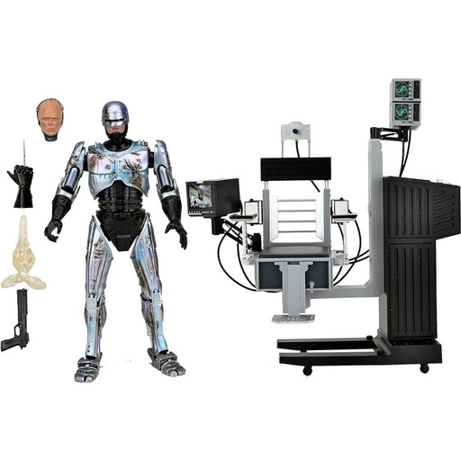 [634482421420] Figura Ultimate Battle Damaged Robocop Witch Chair Robocop 18cm