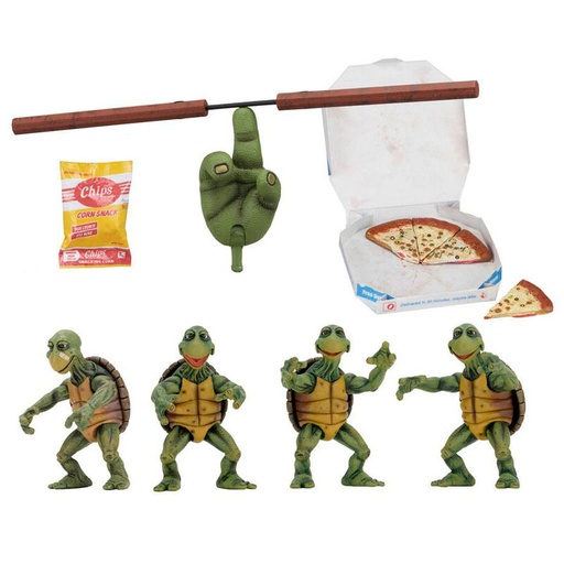 [634482540640] Set 4 figuras Baby Turtles Las Tortugas Ninja 10cm